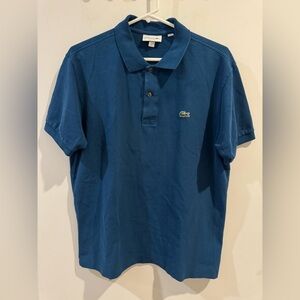 Lacoste Classic Fit Polo Shirt Blue Men’s Size Large